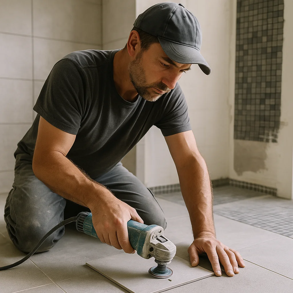 Découpe et perçage des carreaux sans éclats : la méthode d’un carreleur pour un rendu net au sol, au mur et en mosaïque