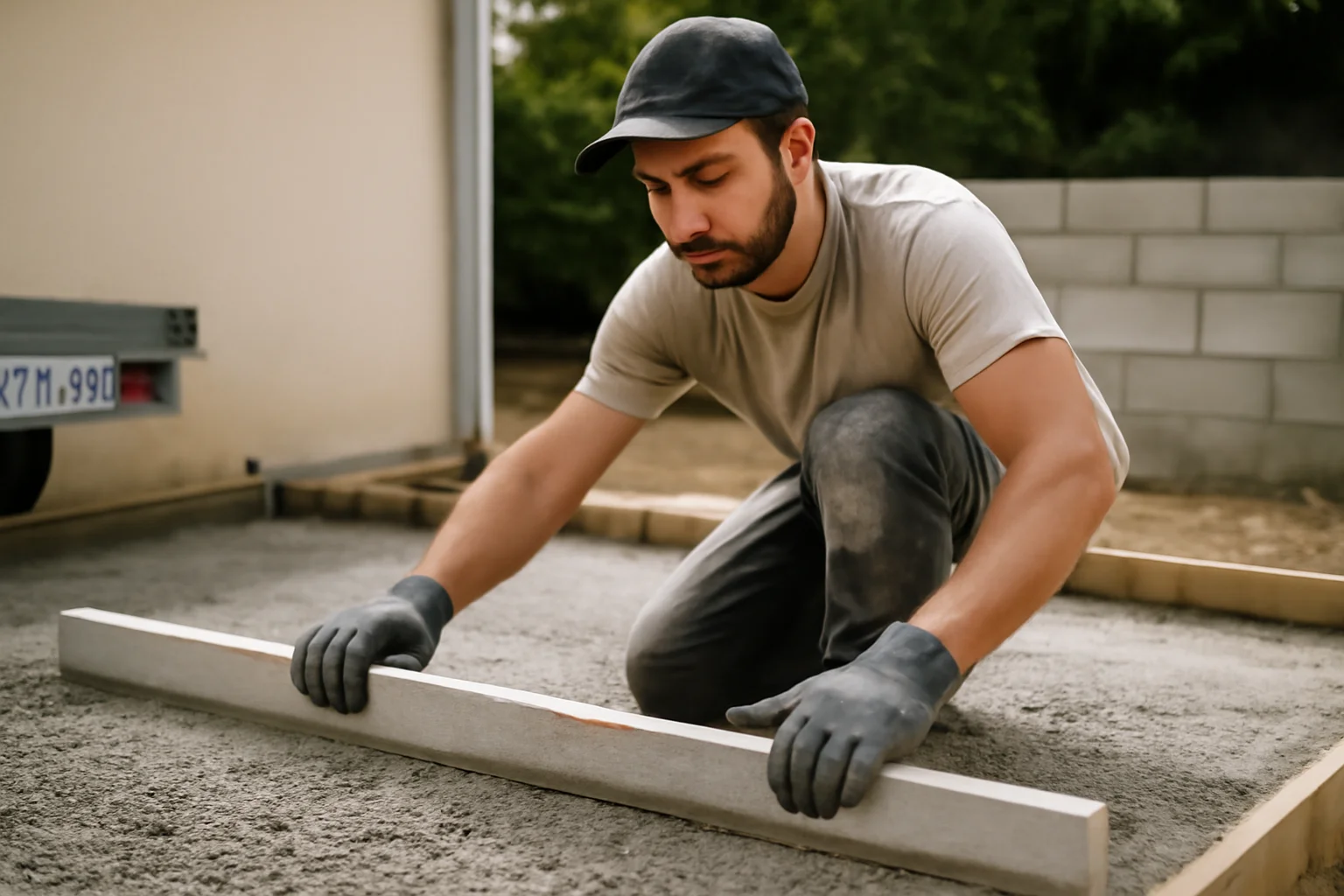 Bien préparer le coulage d’une dalle béton (terrasse, garage, abri) : la méthode d’un maçon
