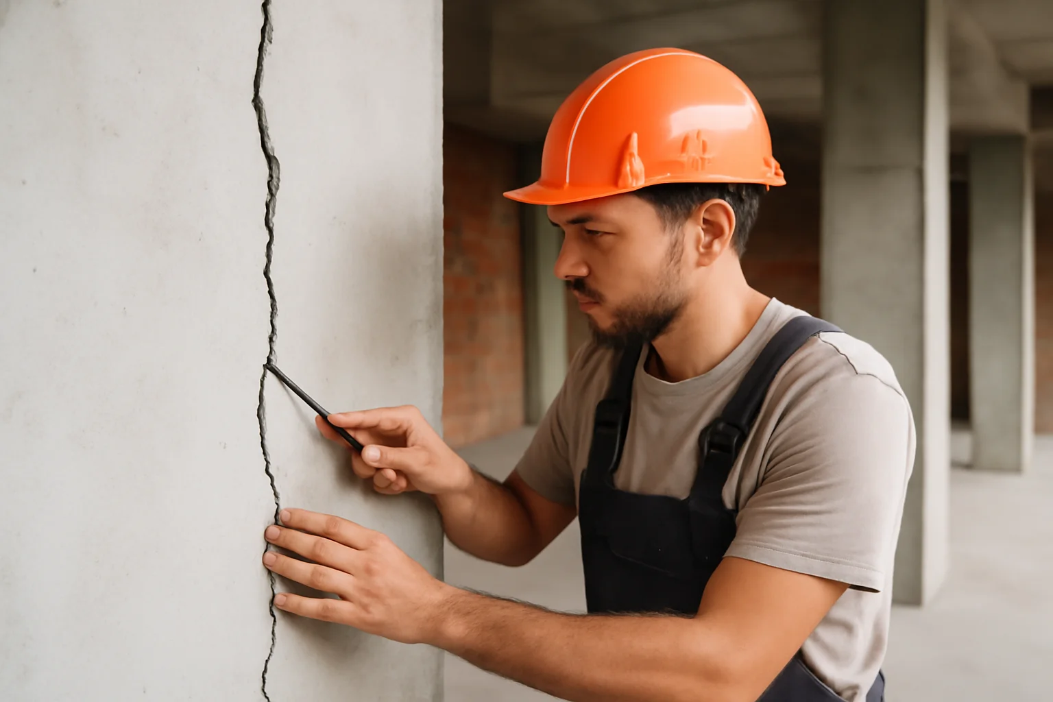 Fissures dans un mur ou une dalle : diagnostiquer, surveiller et préparer une réparation