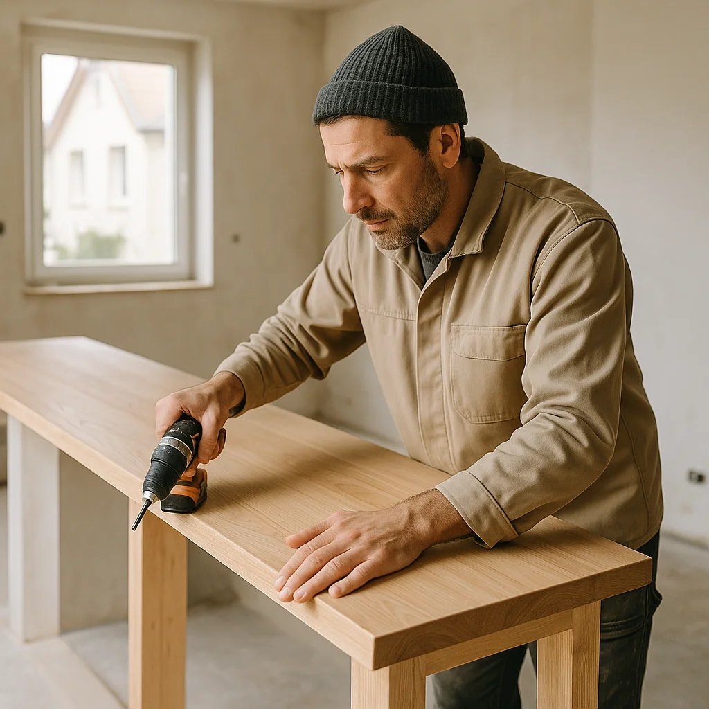 Préparer l’installation d’un bar / comptoir sur mesure à la maison : la méthode d’un menuisier