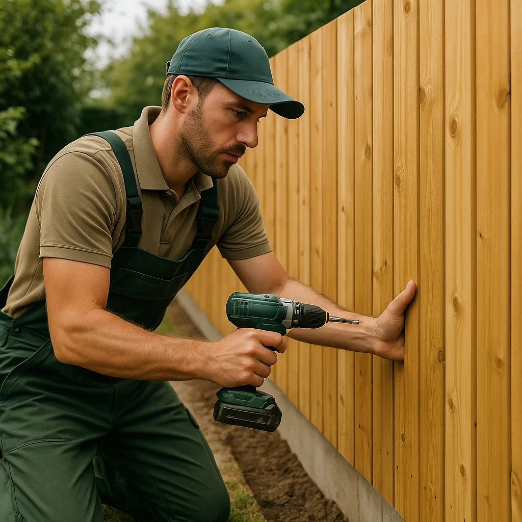 Clôture bois de jardin : bien préparer votre chantier comme un paysagiste