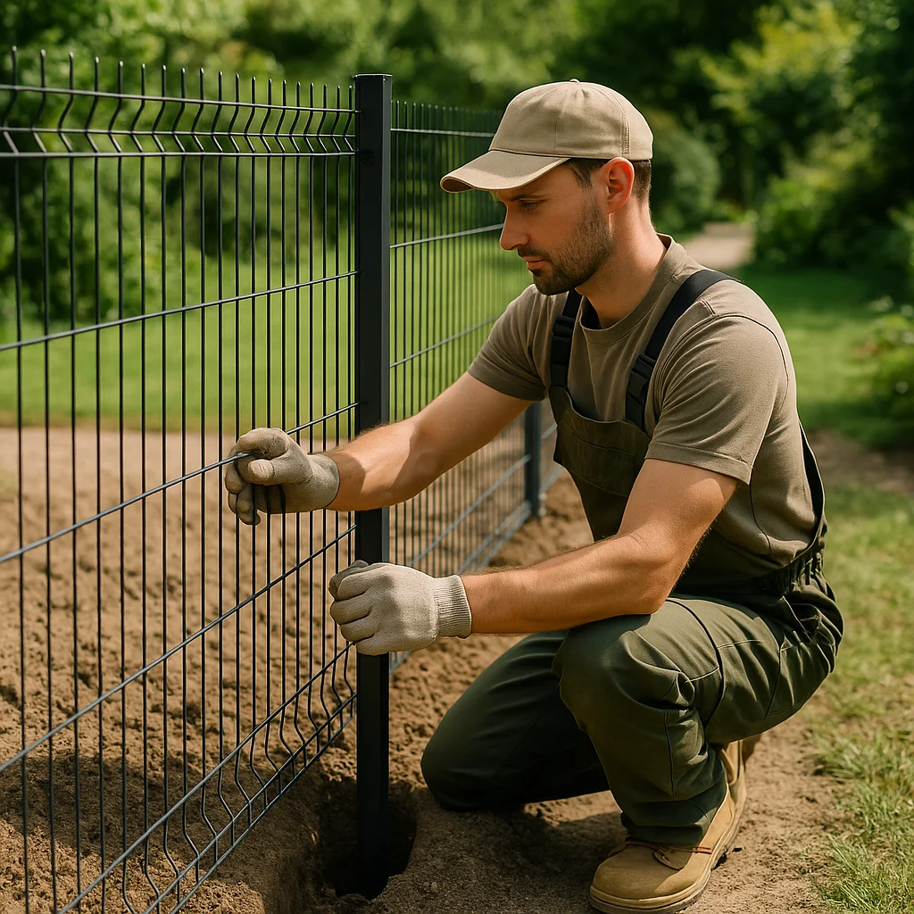 Clôture métallique de jardin : bien préparer votre chantier comme un paysagiste
