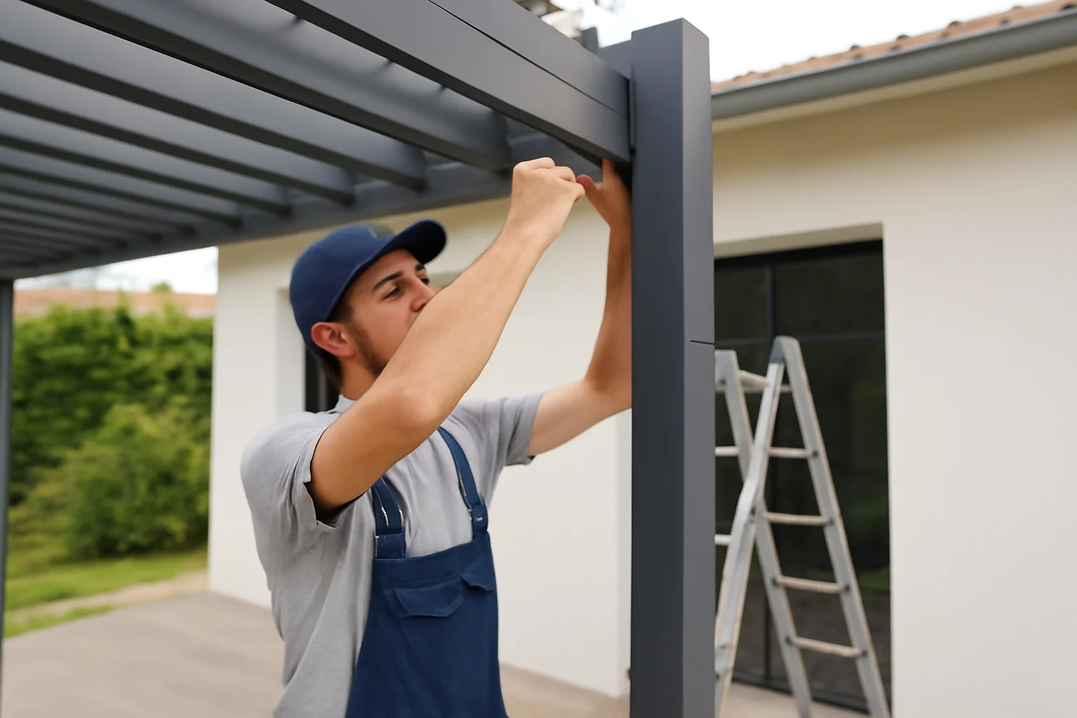 Préparer l’installation d’une pergola bioclimatique (ou classique) chez vous : la méthode d’un installateur