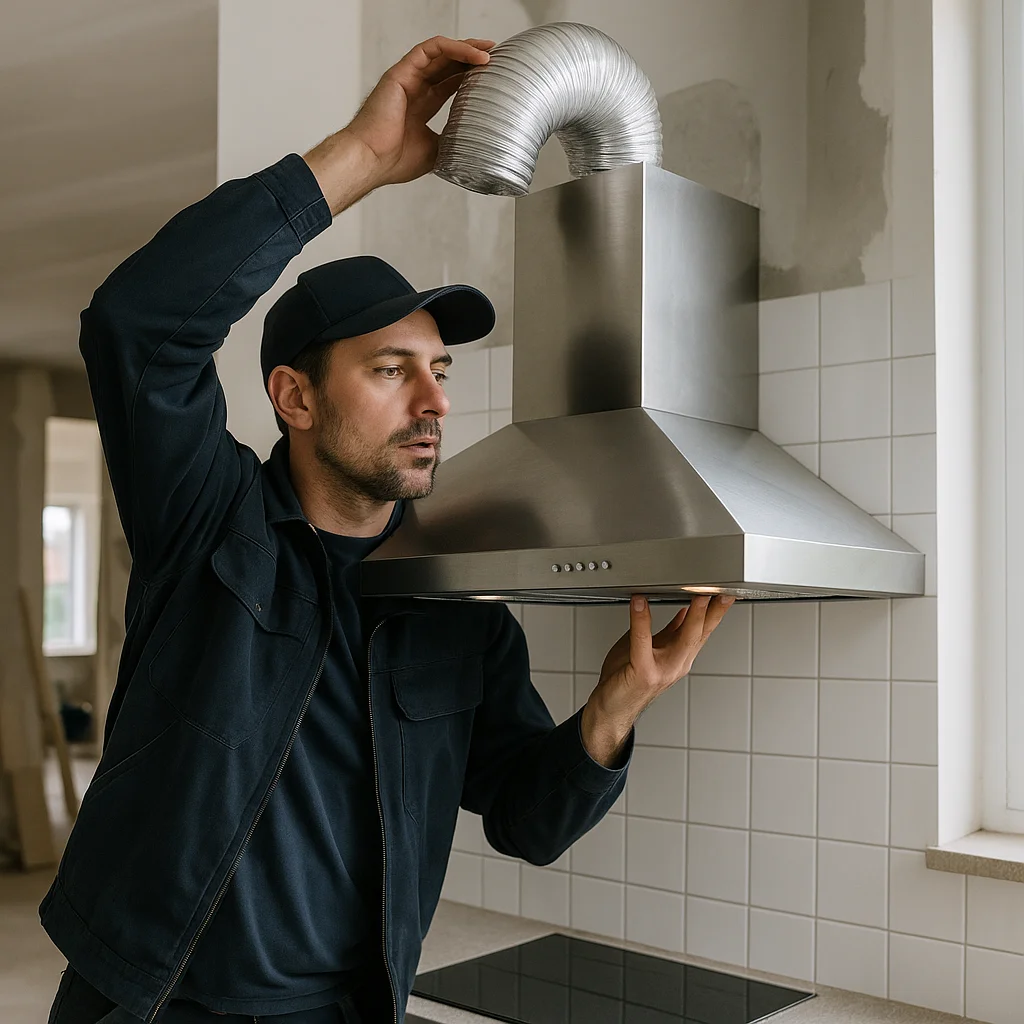 Préparer l'installation d'une hotte de cuisine et sa ventilation : le guide du pro